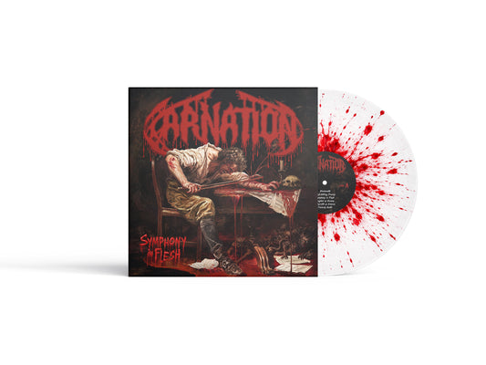 Symphony In Flesh - Crystal Transparant + Red Splatter Vinyl - Limited to 100 copies worldwide