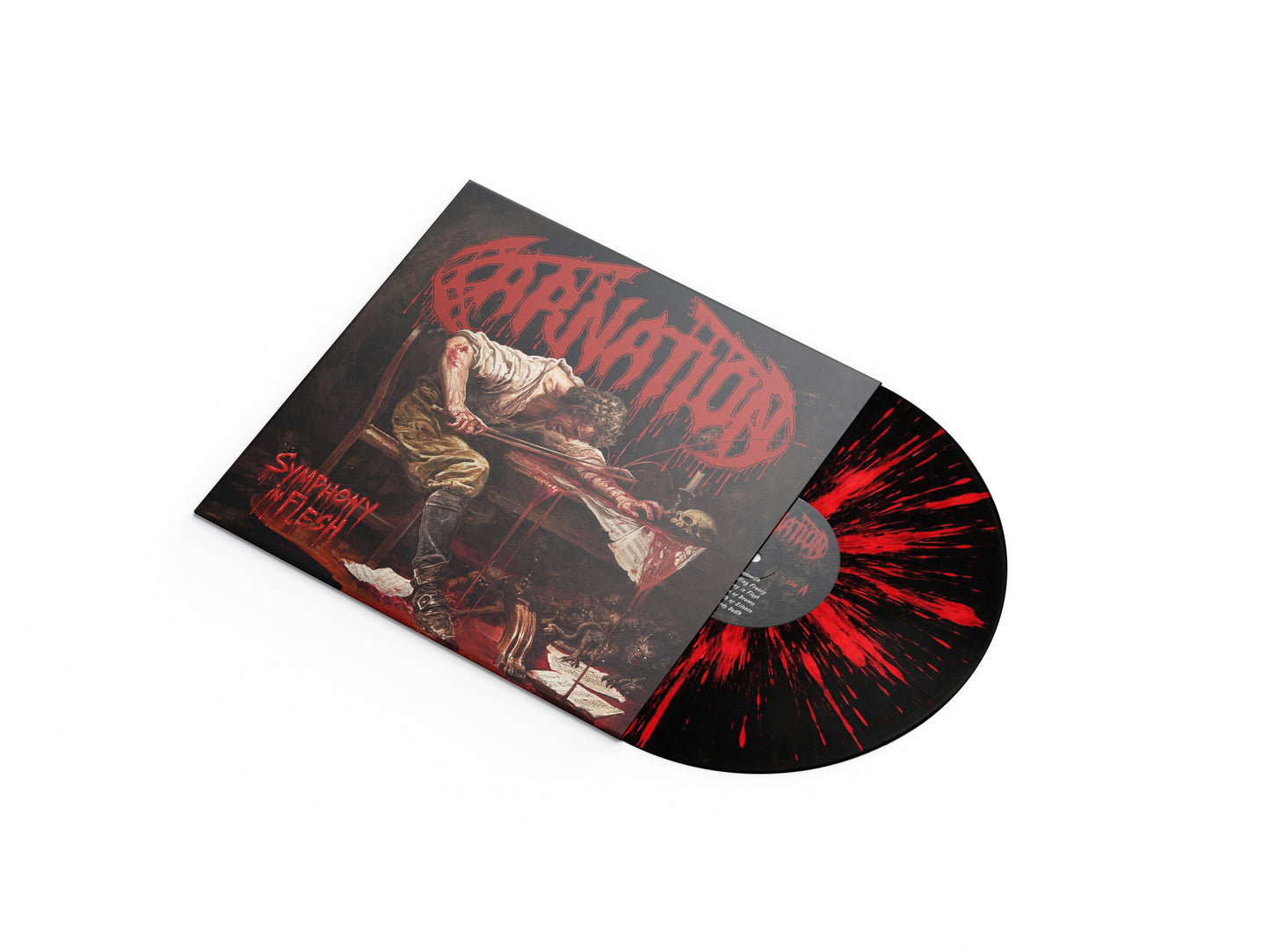 Symphony In Flesh - Black + Red Splatter Vinyl - Limited to 100 copies worldwide