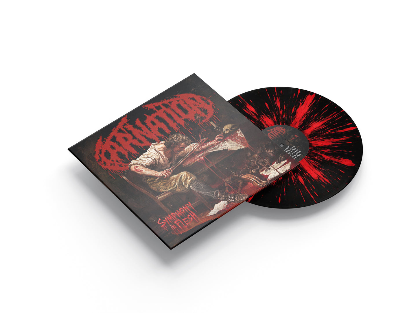 Symphony In Flesh - Black + Red Splatter Vinyl - Limited to 100 copies worldwide