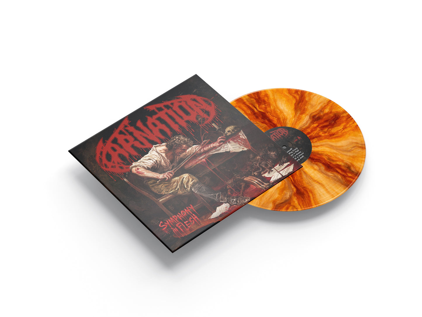 Symphony In Flesh - Fire Gold Marble Vinyl - Limited to 100 copies worldwide