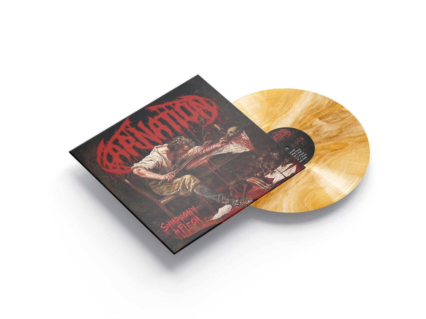 Symphony In Flesh - Gold Marble Vinyl - Limited to 100 copies worldwide