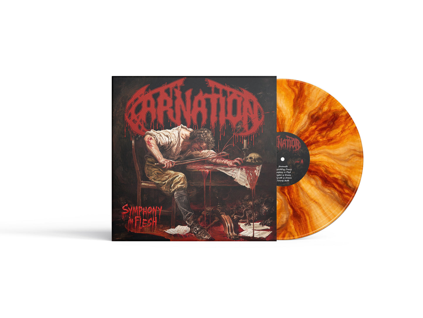 Symphony In Flesh - Fire Gold Marble Vinyl - Limited to 100 copies worldwide