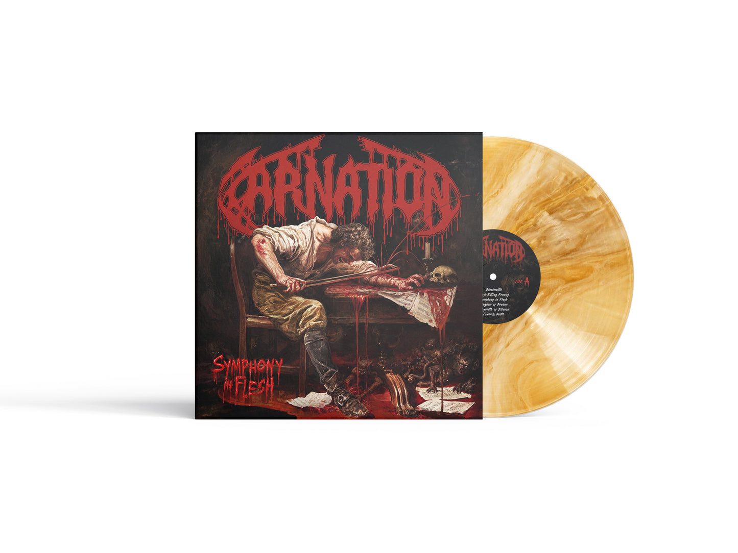 Symphony In Flesh - Gold Marble Vinyl - Limited to 100 copies worldwide