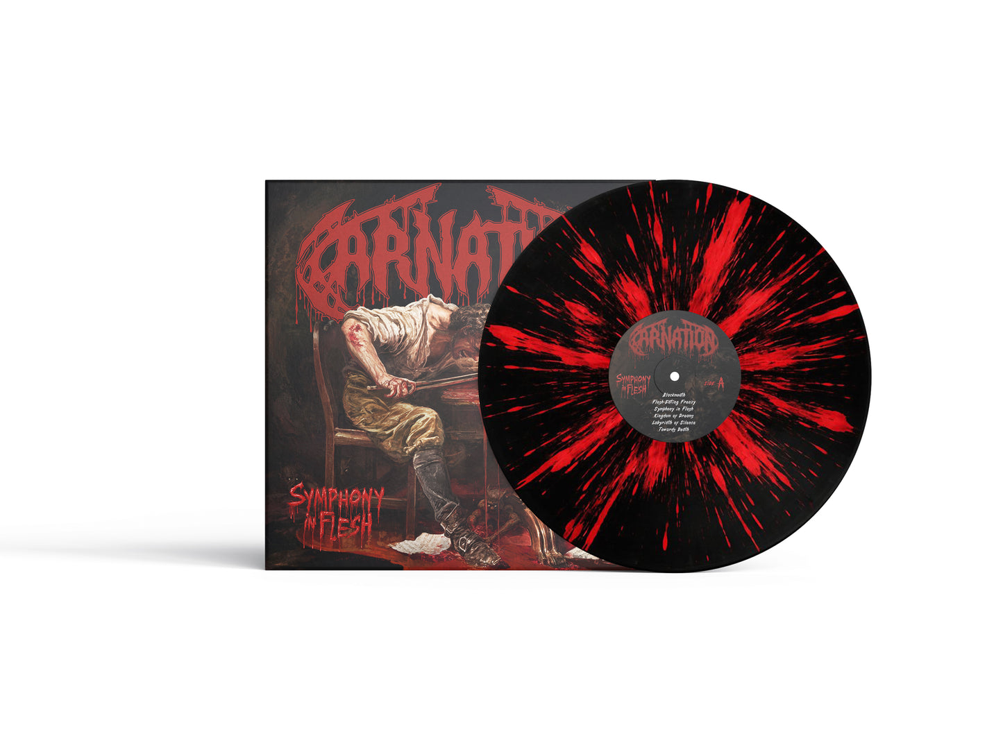 Symphony In Flesh - Black + Red Splatter Vinyl - Limited to 100 copies worldwide