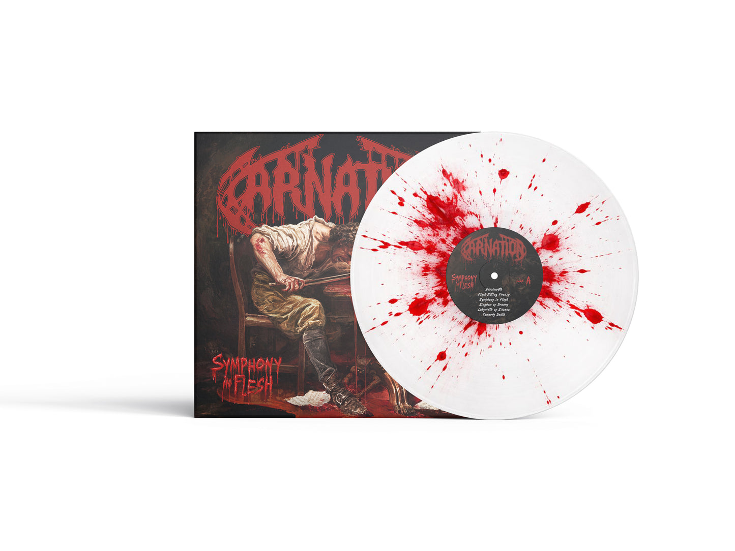 Symphony In Flesh - White + Red Splatter Vinyl - Limited to 100 copies worldwide
